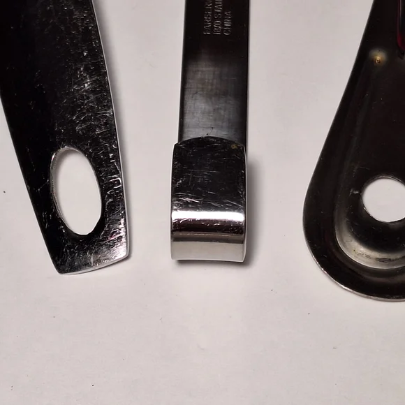 Stainless Steel Kitchen Tools Set of 3 Pieces ladle-skimmer & spoon - Picture 10 of 10